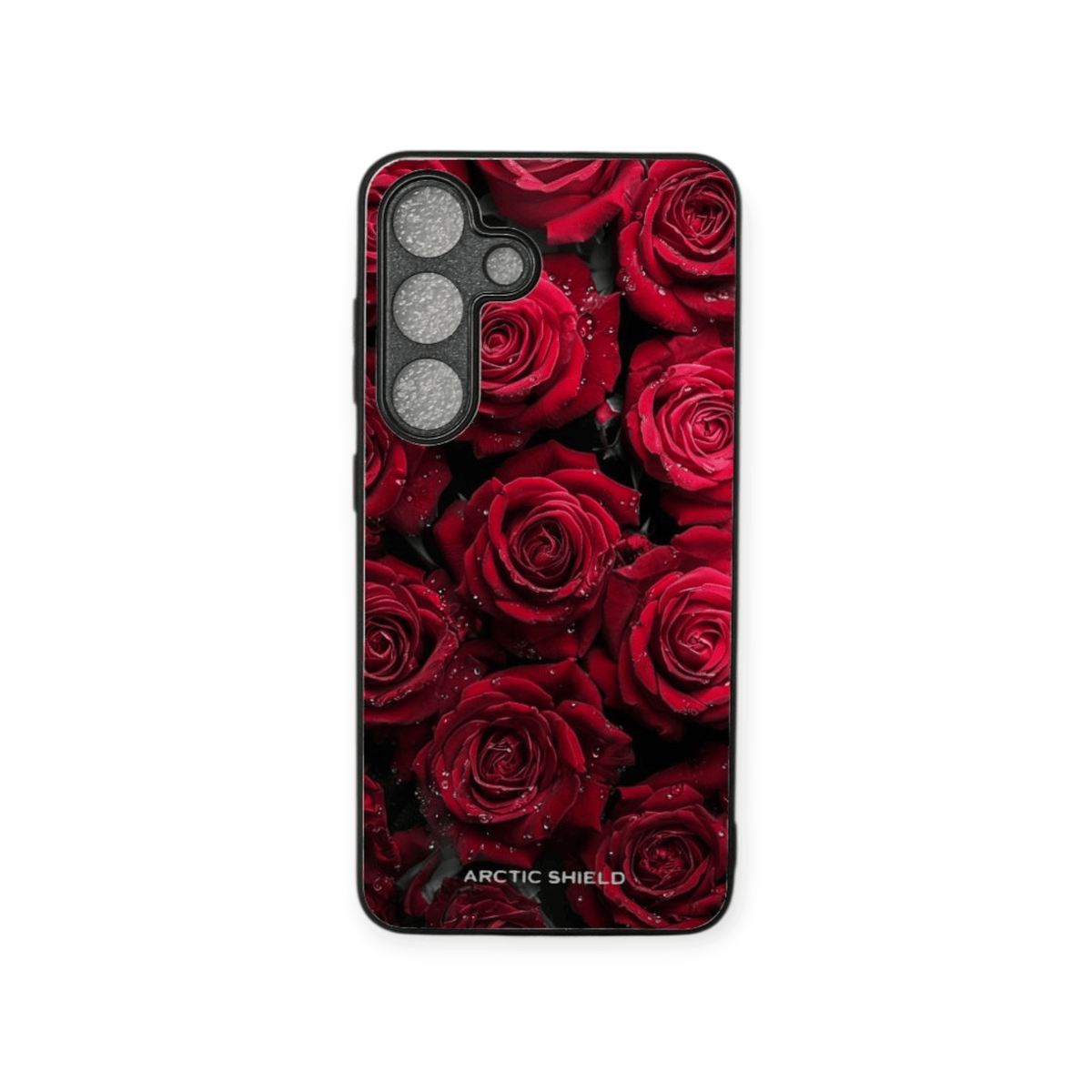 Samsung S24 suojakuori – Punaiset ruusut design, laadukas Arctic Shield -kuori