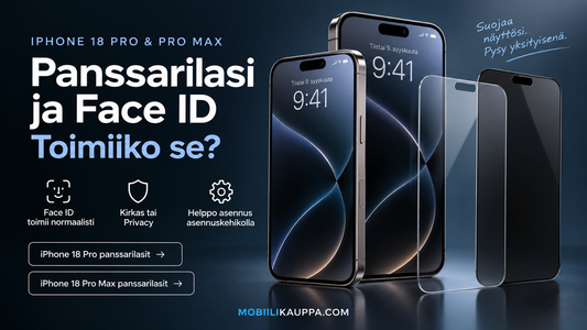 iPhone 18 Pro ja iPhone 18 Pro Max panssarilasi – Face ID toimii Arctic Shield -näytönsuojan kanssa