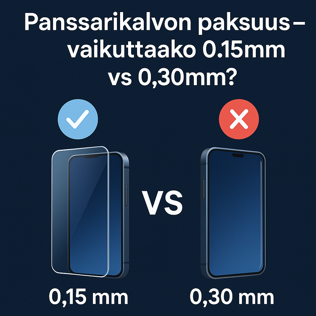 Panssarikalvon paksuuden vertailu – 0.15 mm vs 0.30 mm testitulokset 2026