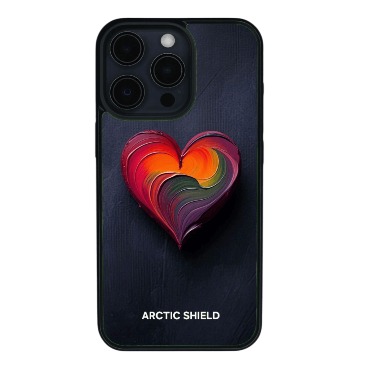 Värikäs sydän Arctic Shield suojakuori iPhone 12 mini -malliin


