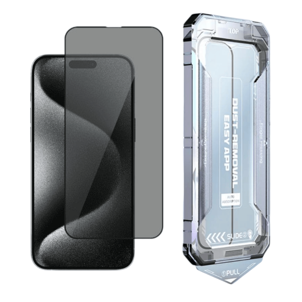 Apple iPhone 13 Pro Max Panssarilasi - Asennuskehikolla, Privacy