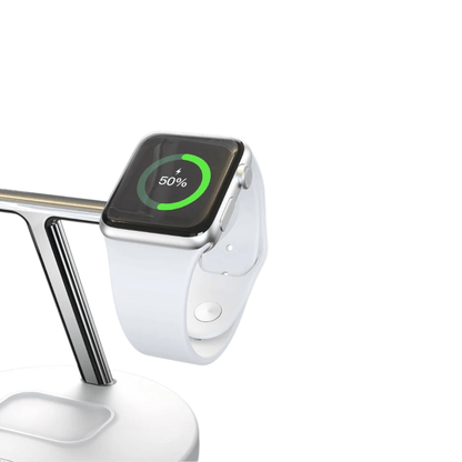 Apple Watch laturi iPhone-yhteensopivassa MagSafe-lataustelineessä