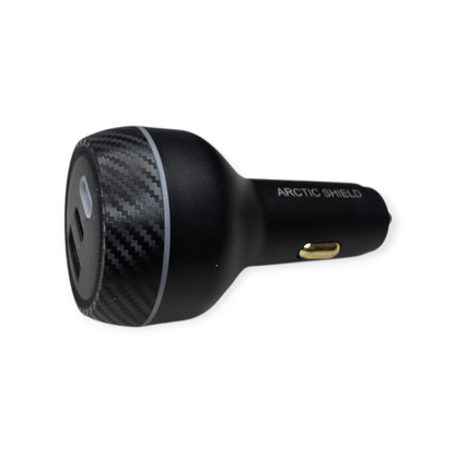 Arctic Shield 130 W autolaturi – USB-C ja USB-A portit 100W + 30W yhteisteholla