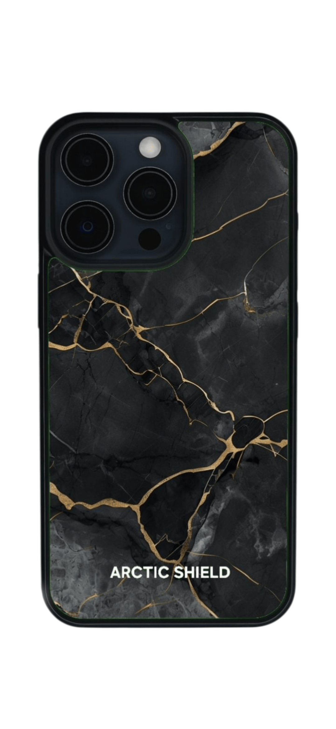 iPhone 14 Pro Max Arctic Shield Musta Marmori Magneettinen Suojakuori