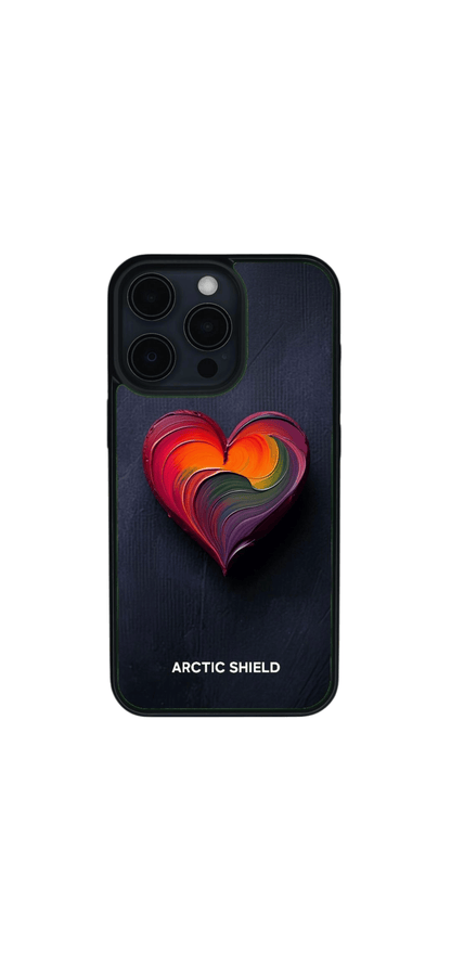 Arctic Shield sydänkuvioinen suojakuori iPhone 16 Pro

