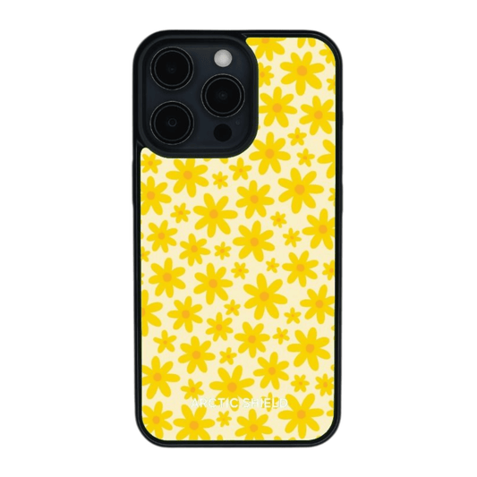 iPhone 11 Pro MagSafe suojakuori – Keltaiset kukat