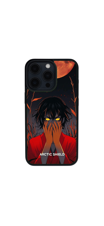 iphone 12 anime red moon back

