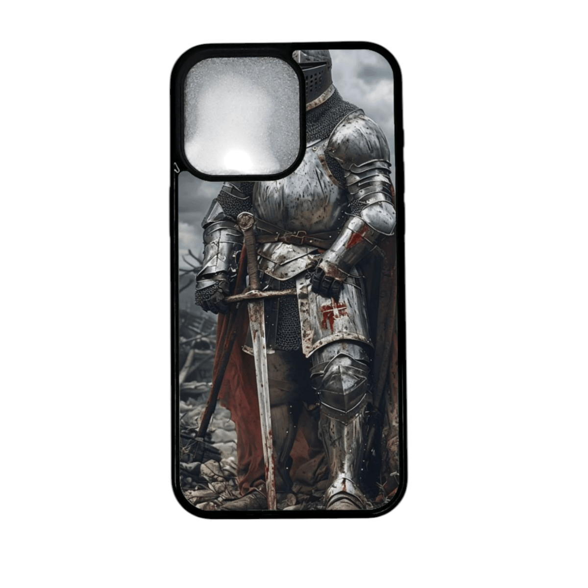 iPhone 12 kuori ritariasuisella hahmolla ja vahvalla magneetilla