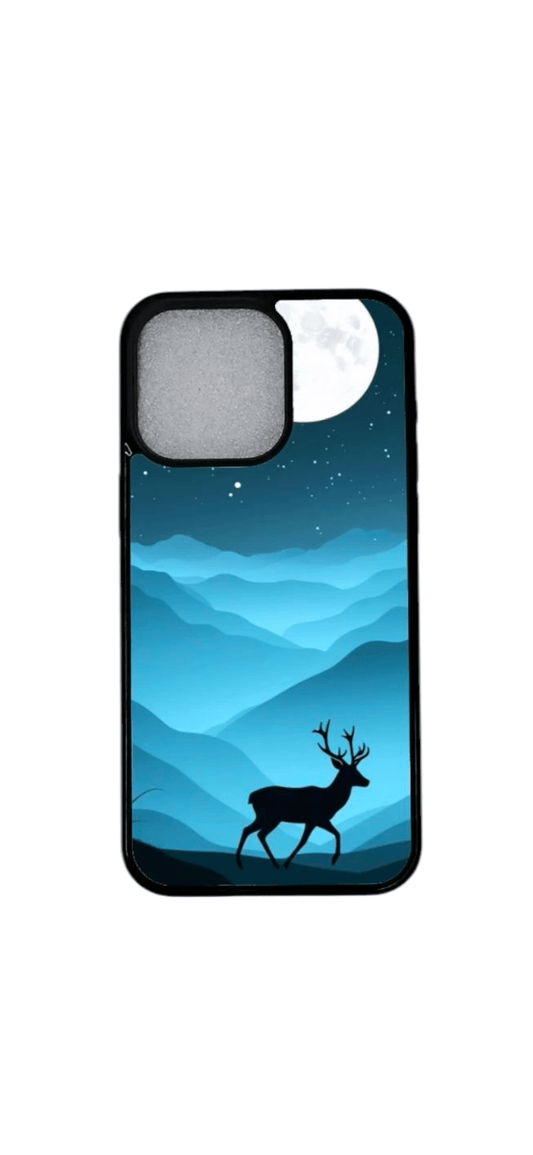 iPhone 12 Pro Magnetic Case – Deer &amp; Night Mountains