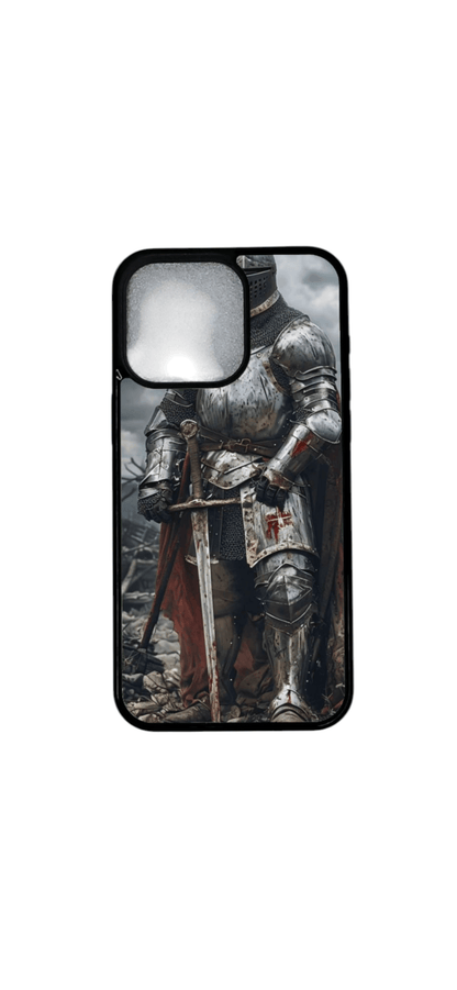 iPhone 12 Pro magneettinen kuori – ritari täysvarustuksessa ja miekka edessä