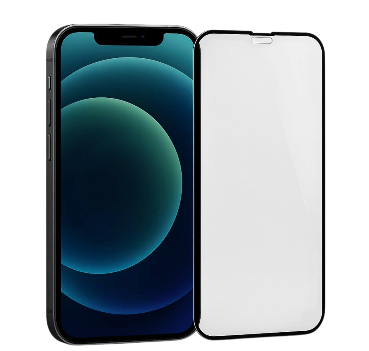 iPhone 14 Plus panssarilasi – Full Cover 9H näytönsuoja mustalla reunuksella