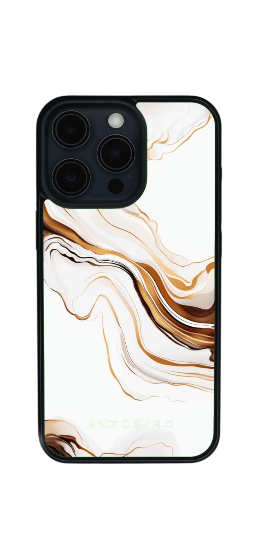 iPhone 15 Pro Max MagSafe suojakuori – Marmori Ruskea Arctic Shield takakuva