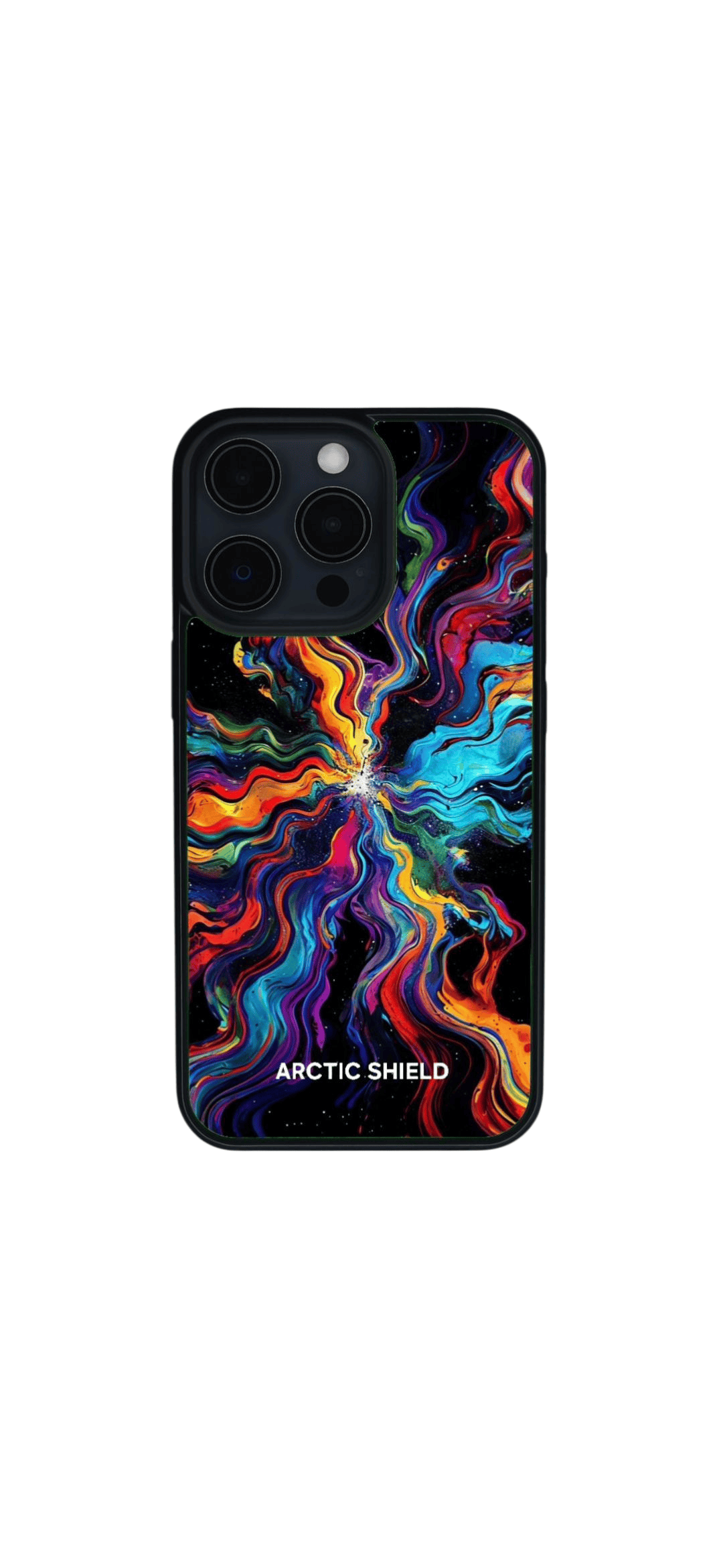 iPhone 15 Pro Max Magsafe suojakuori – väriräjähdysdesign ja Arctic Shield tyyli