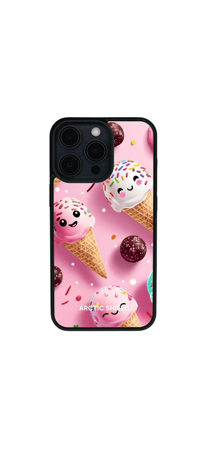 iphone 16 cute icecream pink front / back

