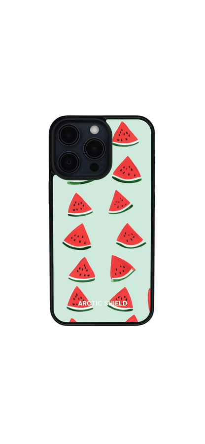 iPhone 16 Magsafe yhteensopiva suojakuori – punaiset vesimelonin palat