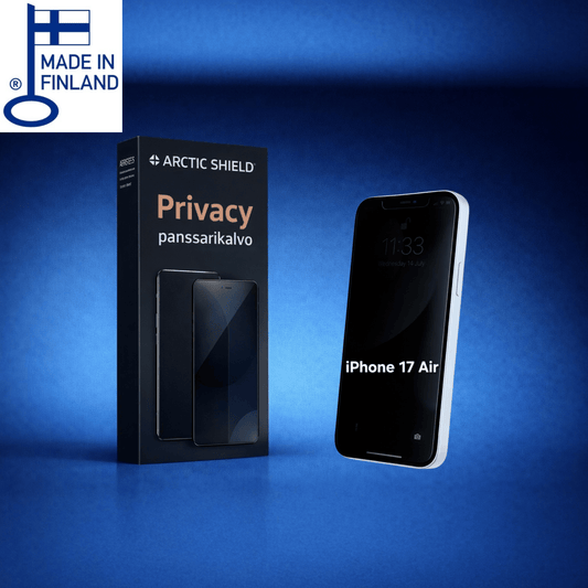 iPhone 17 Air privacy näytönsuoja panssarikalvo yksityisyyssuojalla