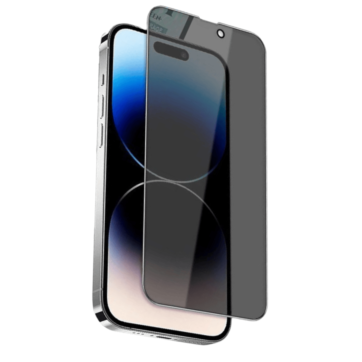iPhone 17 privacy keraaminen panssarilasi mattapintaisella suojalla