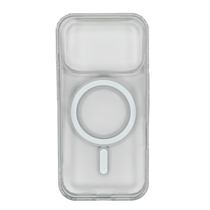 iPhone 17 Pro Max MagSafe suojakuori – kirkas TPU ja langaton lataustuki