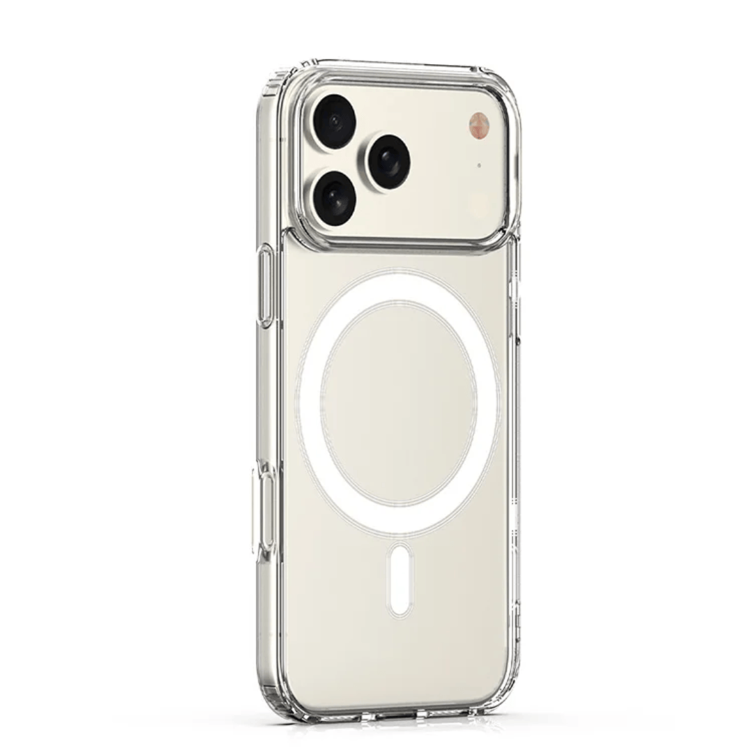 iPhone 17 Pro MagSafe suojakuori – kirkas ja langattomaan lataukseen sopiva
