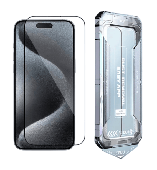 iPhone 18 Pro Max panssarilasi asennuskehikolla