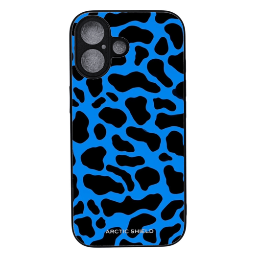 iPhone 18 Pro Max MagSafe-yhteensopiva suojakuori, Blue Leopard – kuosin esimerkkikuva 1