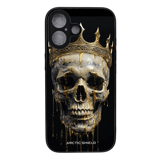 iPhone 18 Pro Max MagSafe-yhteensopiva suojakuori, Skull Crown – kuosin esimerkkikuva 1