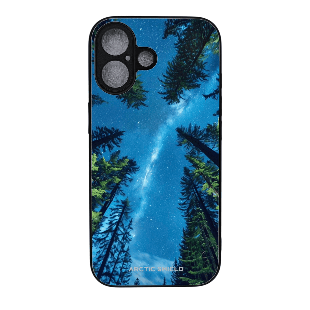 iPhone 18 Pro MagSafe-yhteensopiva suojakuori, Galaxy Forest Night – kuosin esimerkkikuva 1