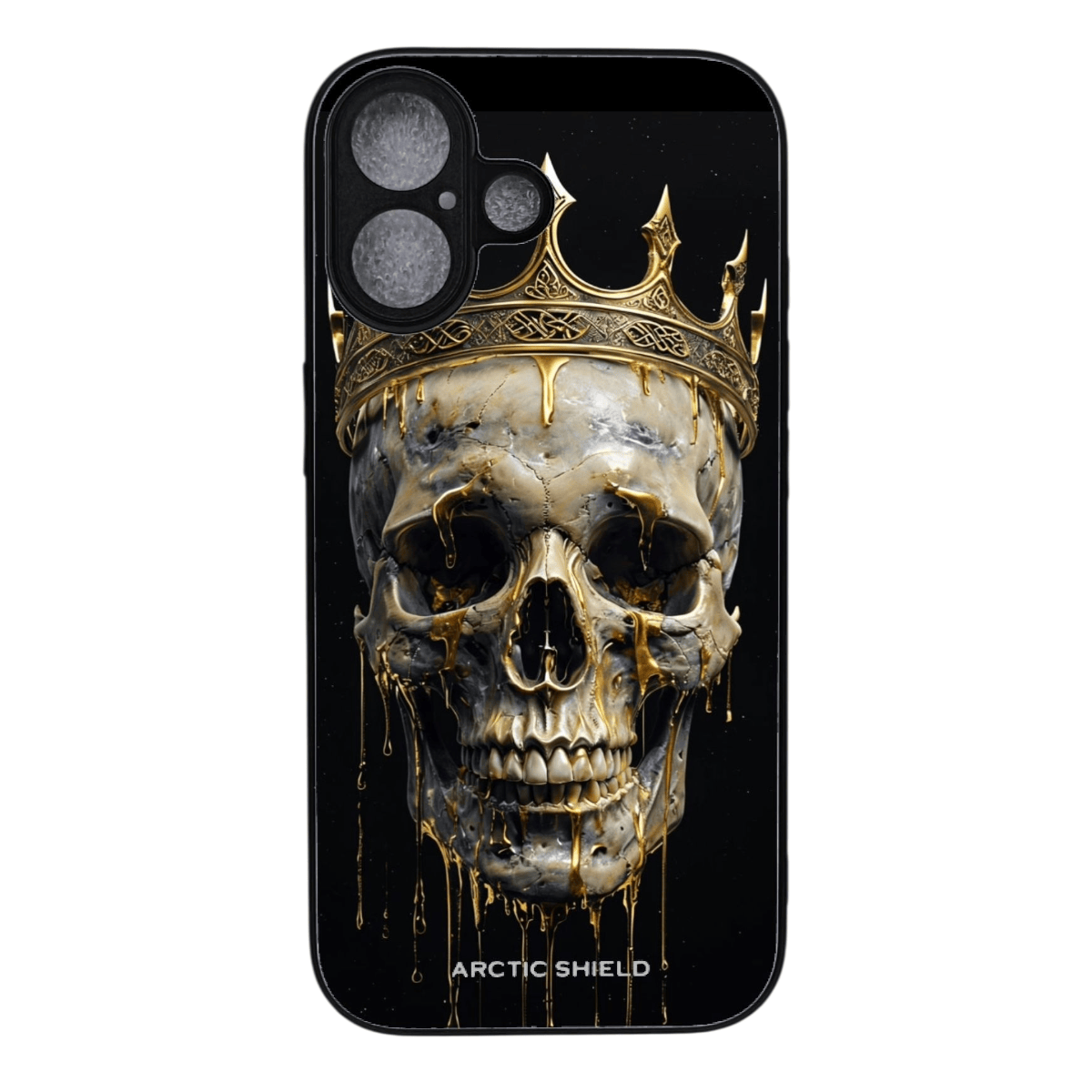 iPhone 18 Pro MagSafe-yhteensopiva suojakuori, Skull Crown – kuosin esimerkkikuva 1