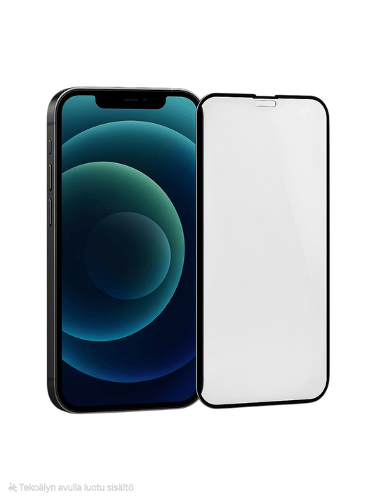 iPhone X panssarilasi – 9H Full Cover näytönsuoja mustalla reunuksella