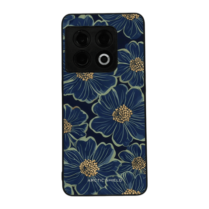OnePlus 12R kuori Arctic Shield kukkakuvio – tumma ja elegantti