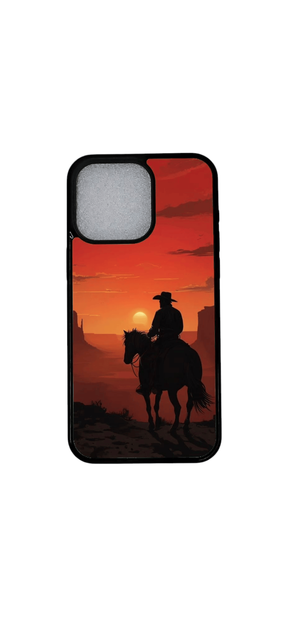OnePlus 15 suojakuori – Auringonlaskun Ratsastaja – kuosin esimerkkikuva 2
