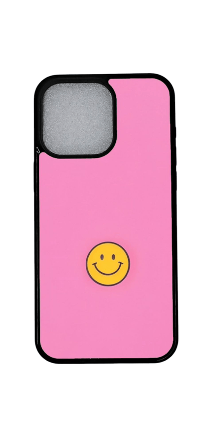 OnePlus 15 suojakuori – Pinkki Smiley – kuosin esimerkkikuva 2