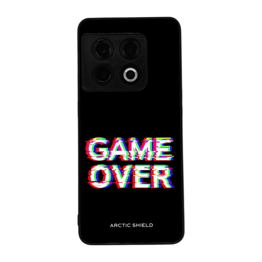 OnePlus 7 Pro Arctic Shield -suojakuori – “GAME OVER” retro‑peligrafiikka
