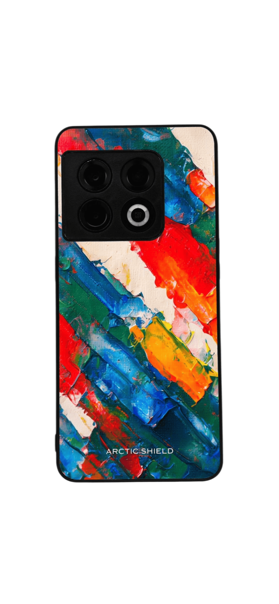 OnePlus 7T Pro Arctic Shield kuori – pystysuora monivärinen abstrakti