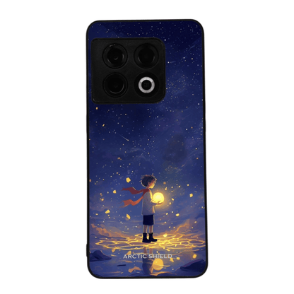 OnePlus 7T Pro Starlight Dream -suojakuori – poika pitelee hehkuvaa orbia 