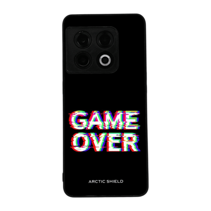 OnePlus 7T Pro Arctic Shield -suojakuori – “GAME OVER” retro‑peligrafiikka