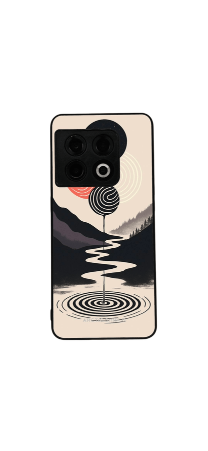 OnePlus 8 Pro kuori Arctic Shield geometrinen ympyräkuvioilla