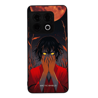 OnePlus 9 Arctic Shield kuori – pystysuora punainen animekuosi