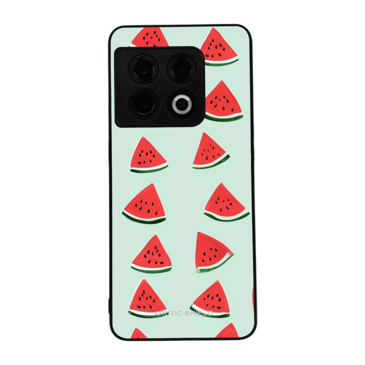 OnePlus 9 Pro Arctic Shield kuori – pystysuora kesäinen vesimeloni‑design