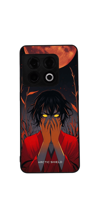 OnePlus Nord CE 2 Arctic Shield suojakuori – punainen kuu ja dramaattinen animekuosi