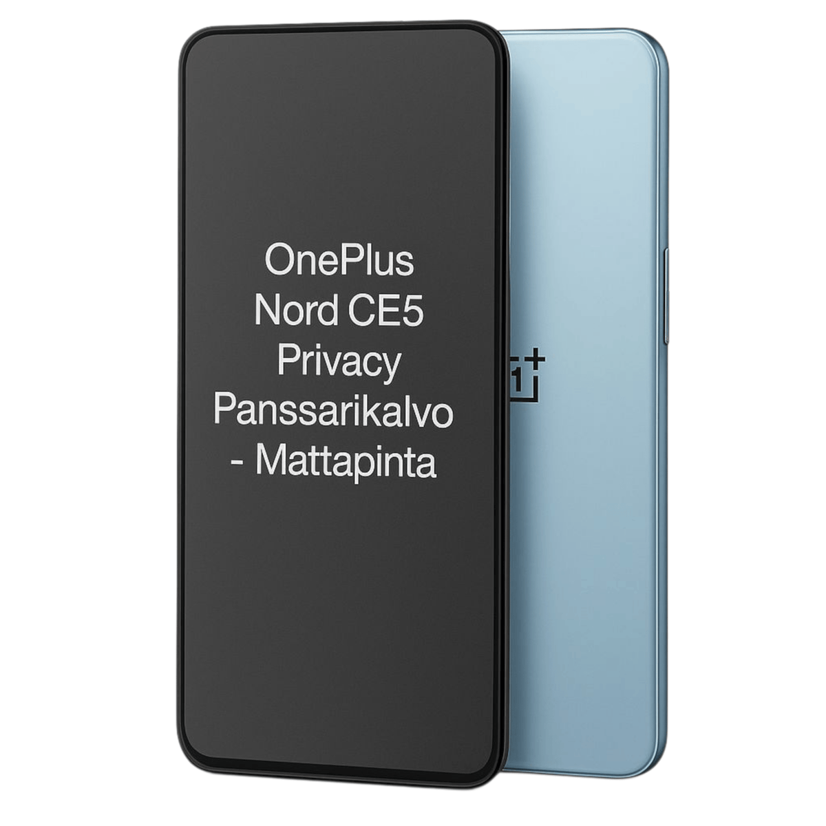 Privacy-mattapintainen panssarikalvo OnePlus Nord CE5 – suojaa yksityisyyttä ja poistaa heijastukset.