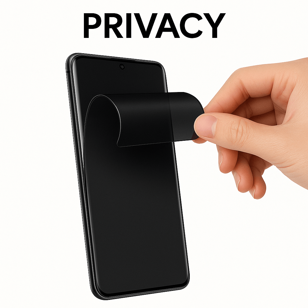 Panssarilasi ja panssarikalvo Honor Magic 4 Pro Privacy – yksityisyyttä suojaava näytönsuoja