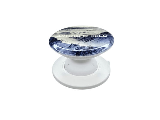 Arctic Shield pop socket -tyylinen pidike omalla printillä