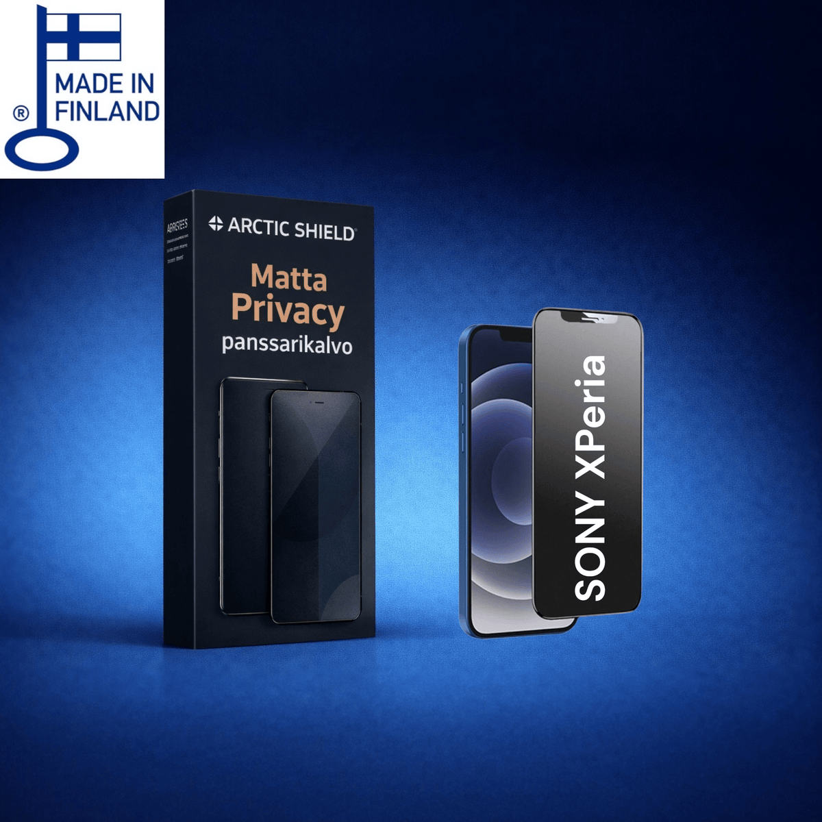 sony xperia panssarikalvo - panssarilasi privacy matta
